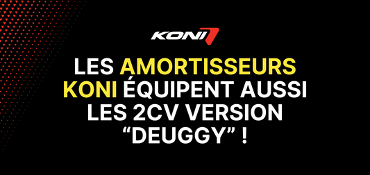 Les amortisseurs KONI équipent aussi les 2CV version "Deuggy" !