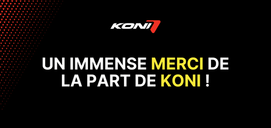 Un immense merci de la part de KONI !
