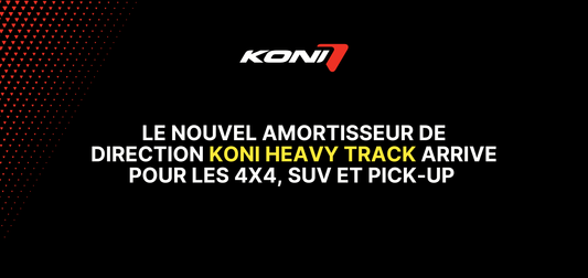 Le nouvel amortisseur de direction KONI Heavy Track arrive pour les 4x4, SUV et pick-up 💥