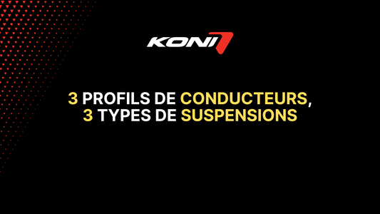 3 profils de conducteurs, 3 types de suspensions