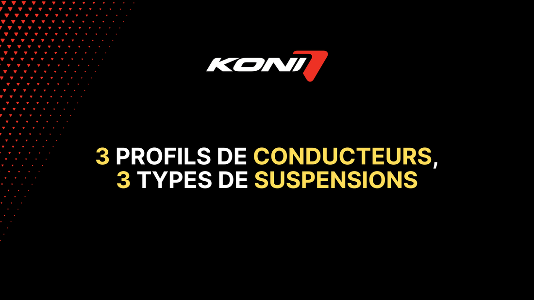 3 profils de conducteurs, 3 types de suspensions