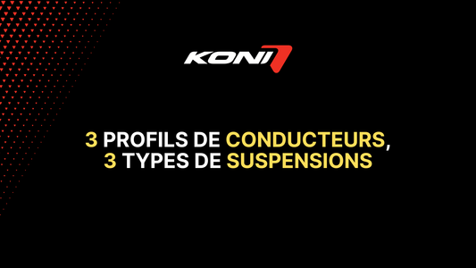 3 profils de conducteurs, 3 types de suspensions
